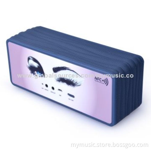 High-end Bluetooth Speaker with Handsfree and NFC Function with Customized Logos Display